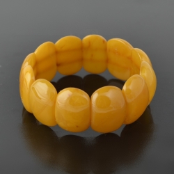Amber bracelet butter color new jewelry